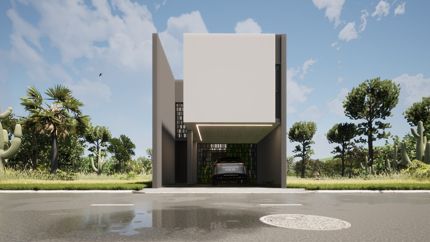 3 Bedroom Narrow Modern Town-House