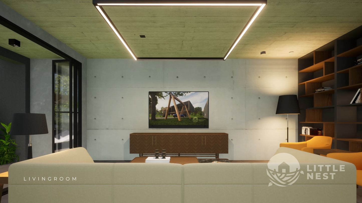 3 Bedroom Narrow Modern Town-House