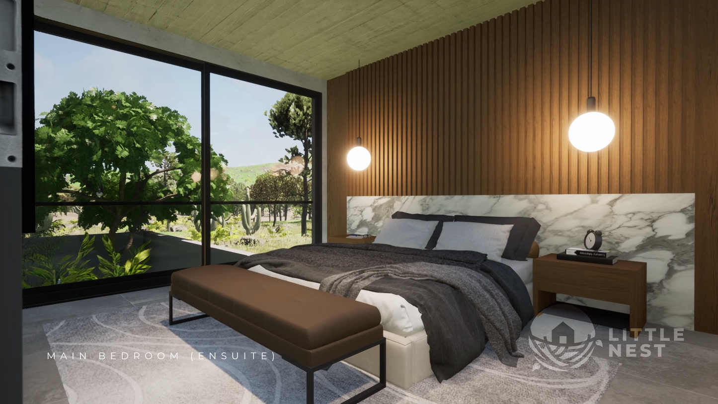 3 Bedroom Narrow Modern Town-House