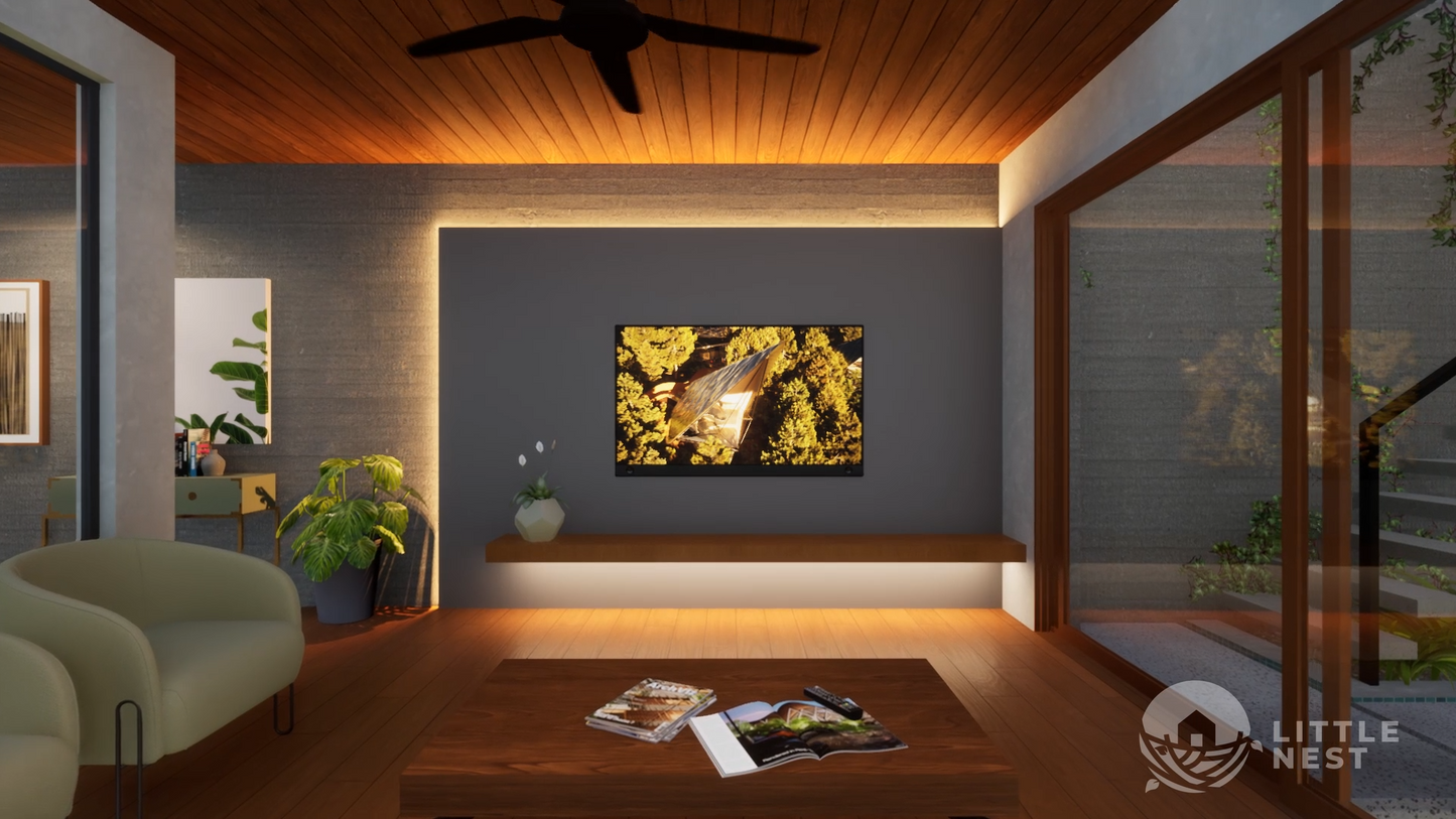4 Bedroom Narrow Courtyard House