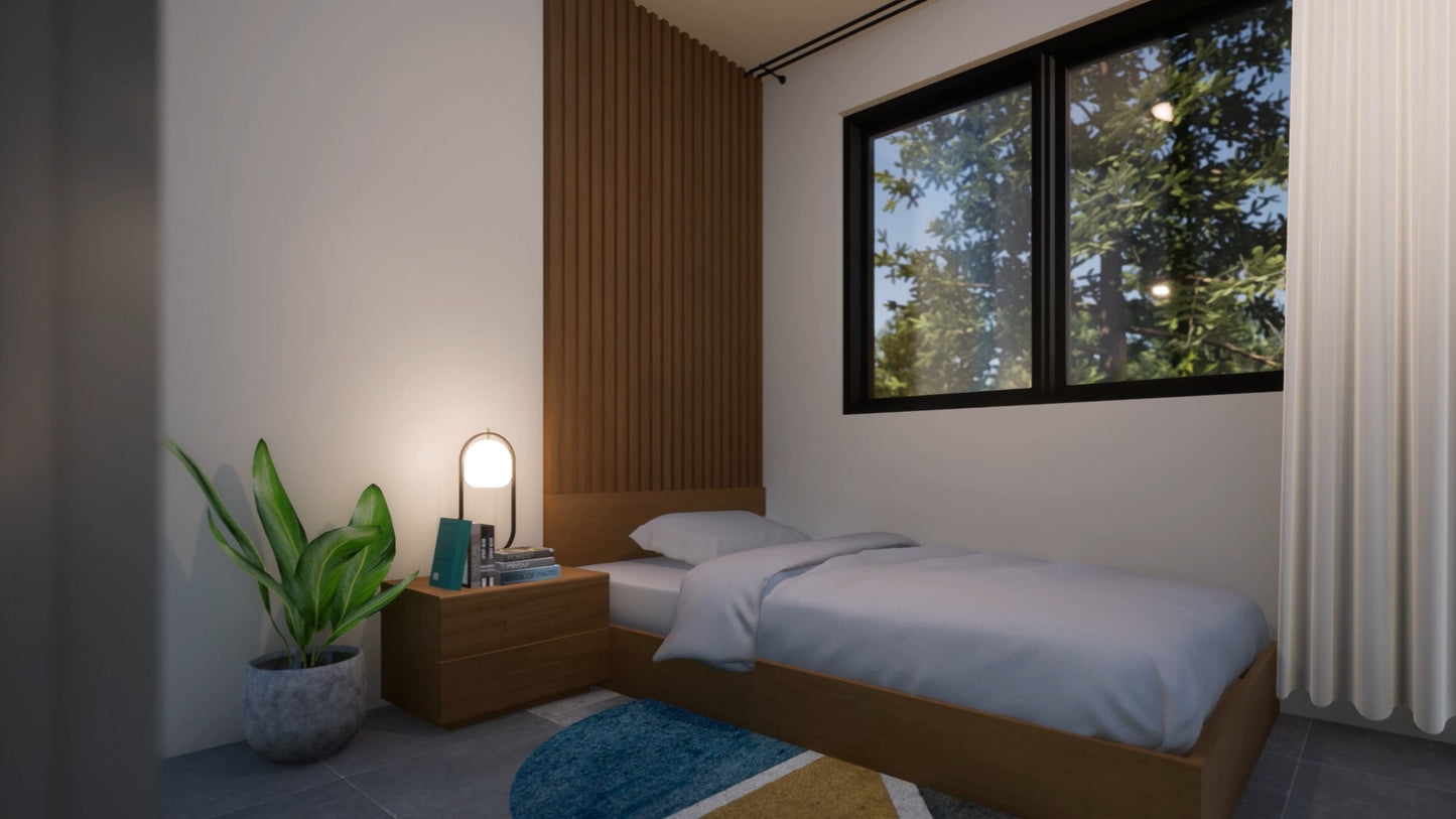 2 Bedroom Budget House Layout
